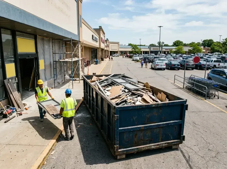 retail-store-renovation-debris-003 — frequently asked questions, Roll-off Dumpster Rentals in Upland, PA